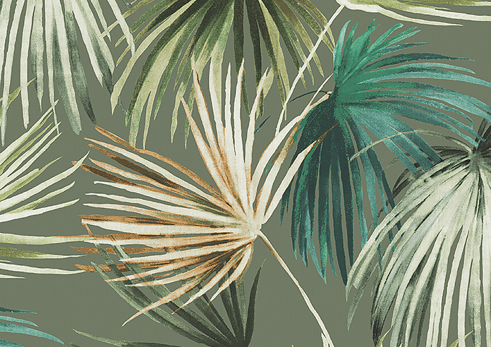 Azumi, Green Leaf - Roller Blind - Image 6